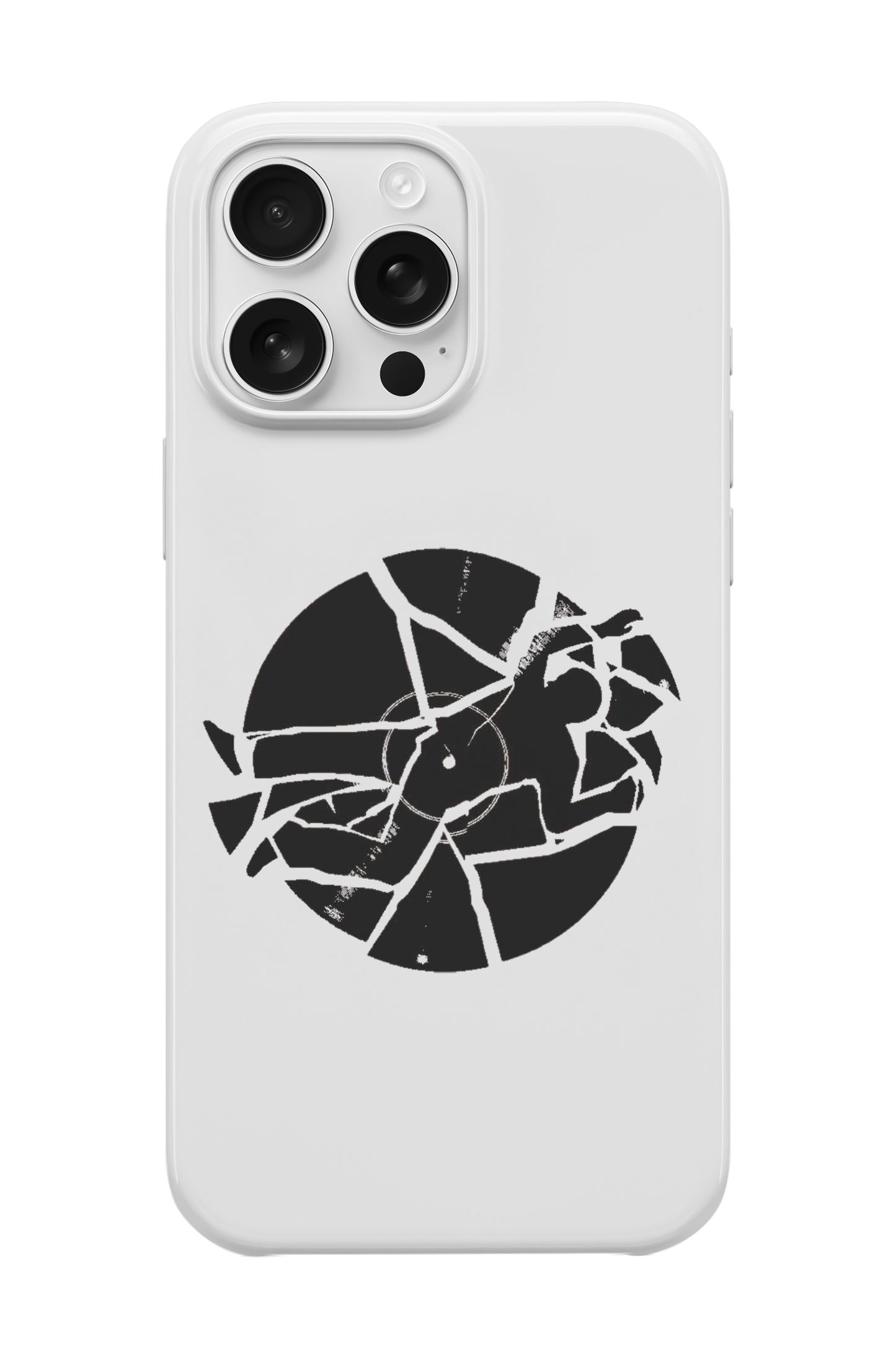 Çatlak Plak Telefon Kılıfı