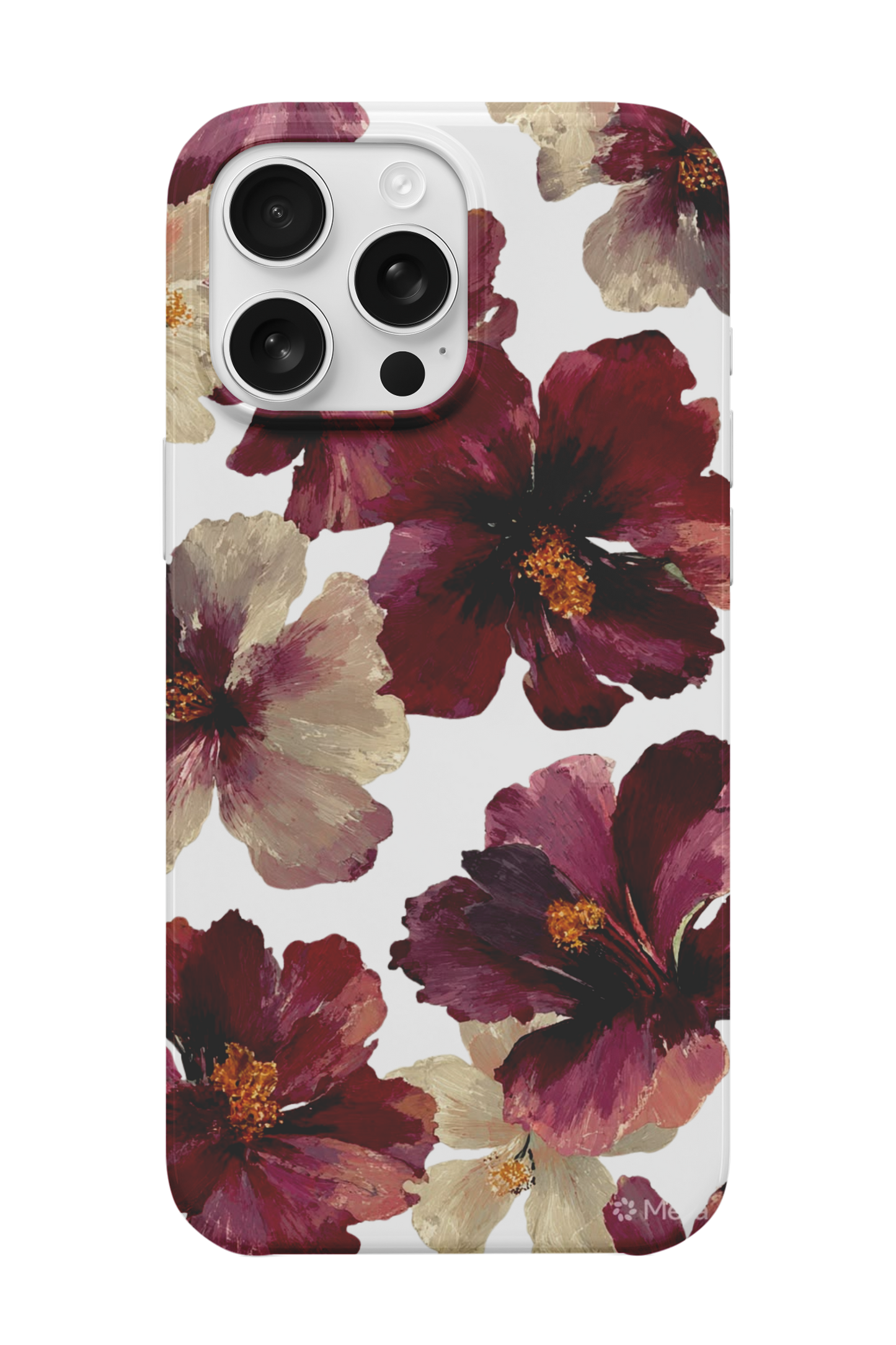 Burgundy Bloom Telefon Kılıfı