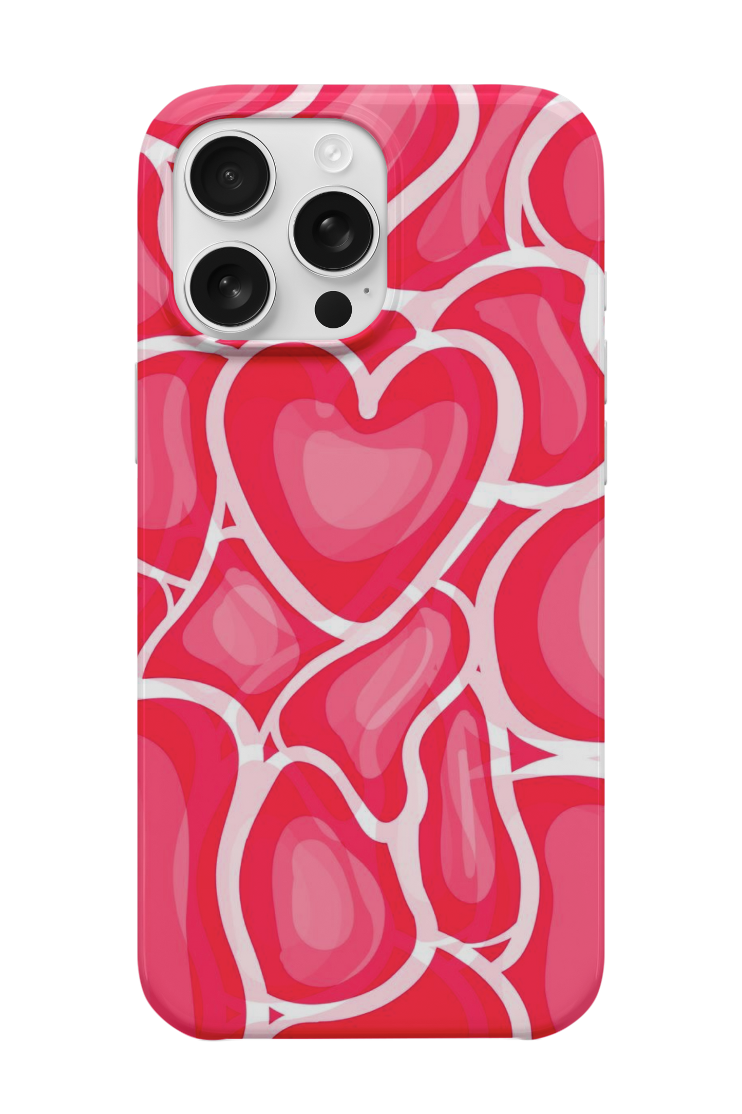 Bubblegum Hearts Telefon Kılıfı