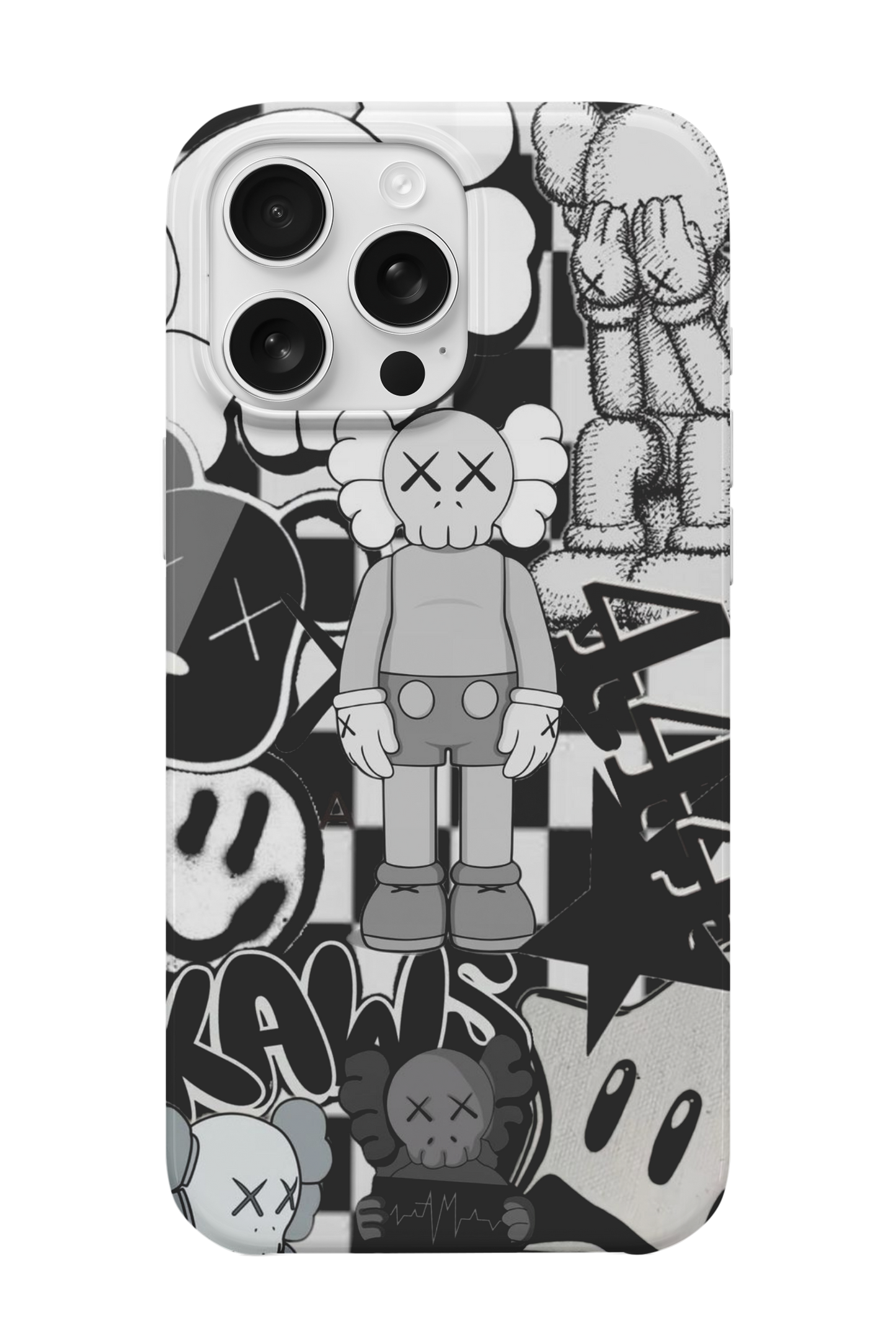 KAWS Monochrome Telefon Kılıfı