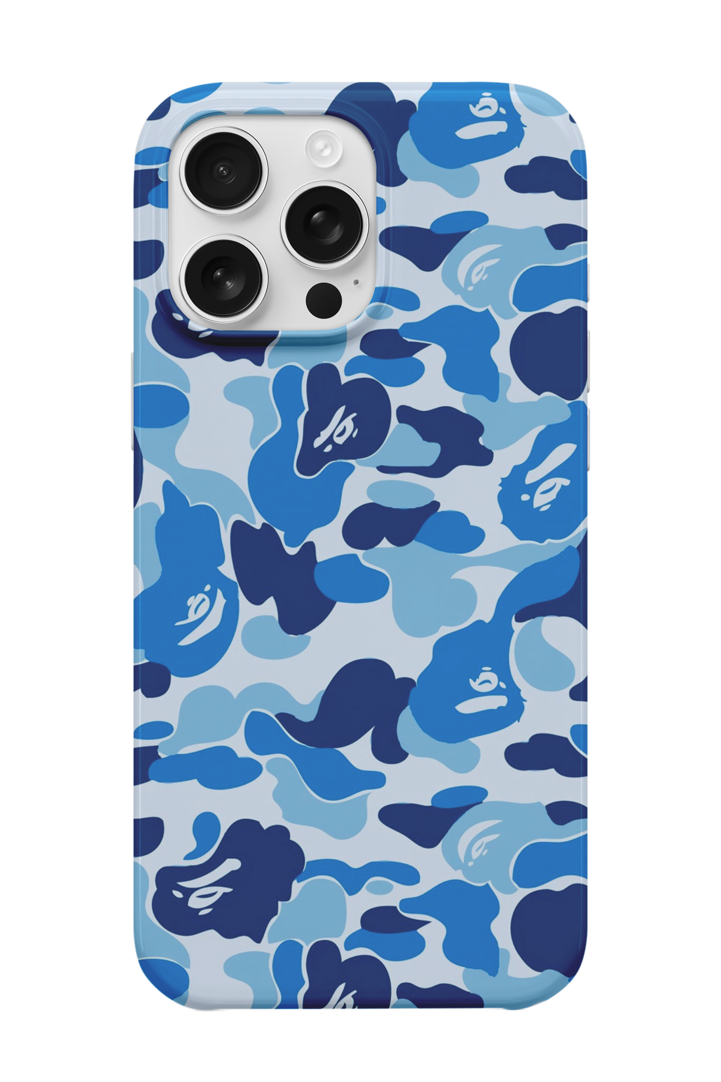 Bape Blue Camo Telefon Kılıfı