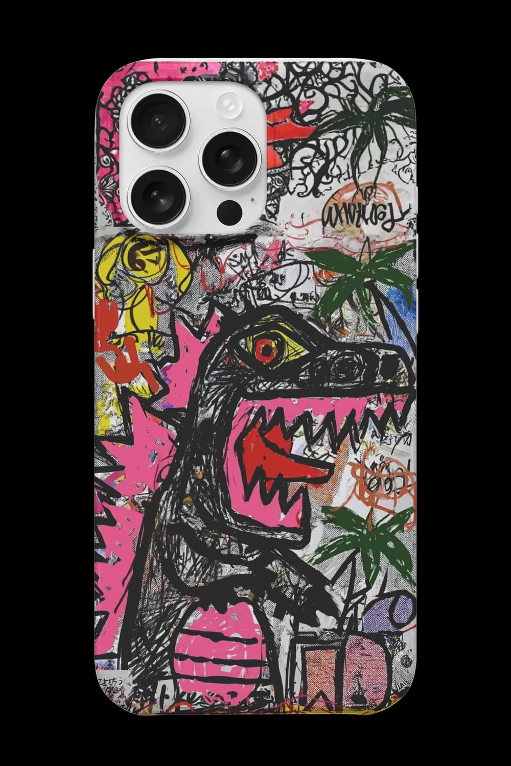 Graffiti Dino Telefon Kılıfı RK653
