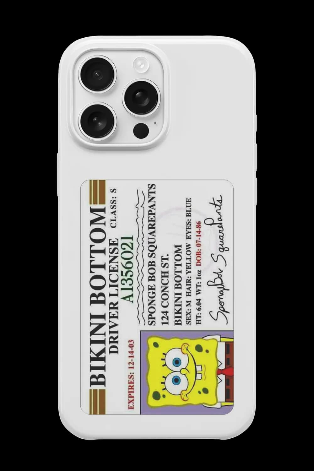 Bikini Bottom Sürücüsü Telefon Kılıfı RK900
