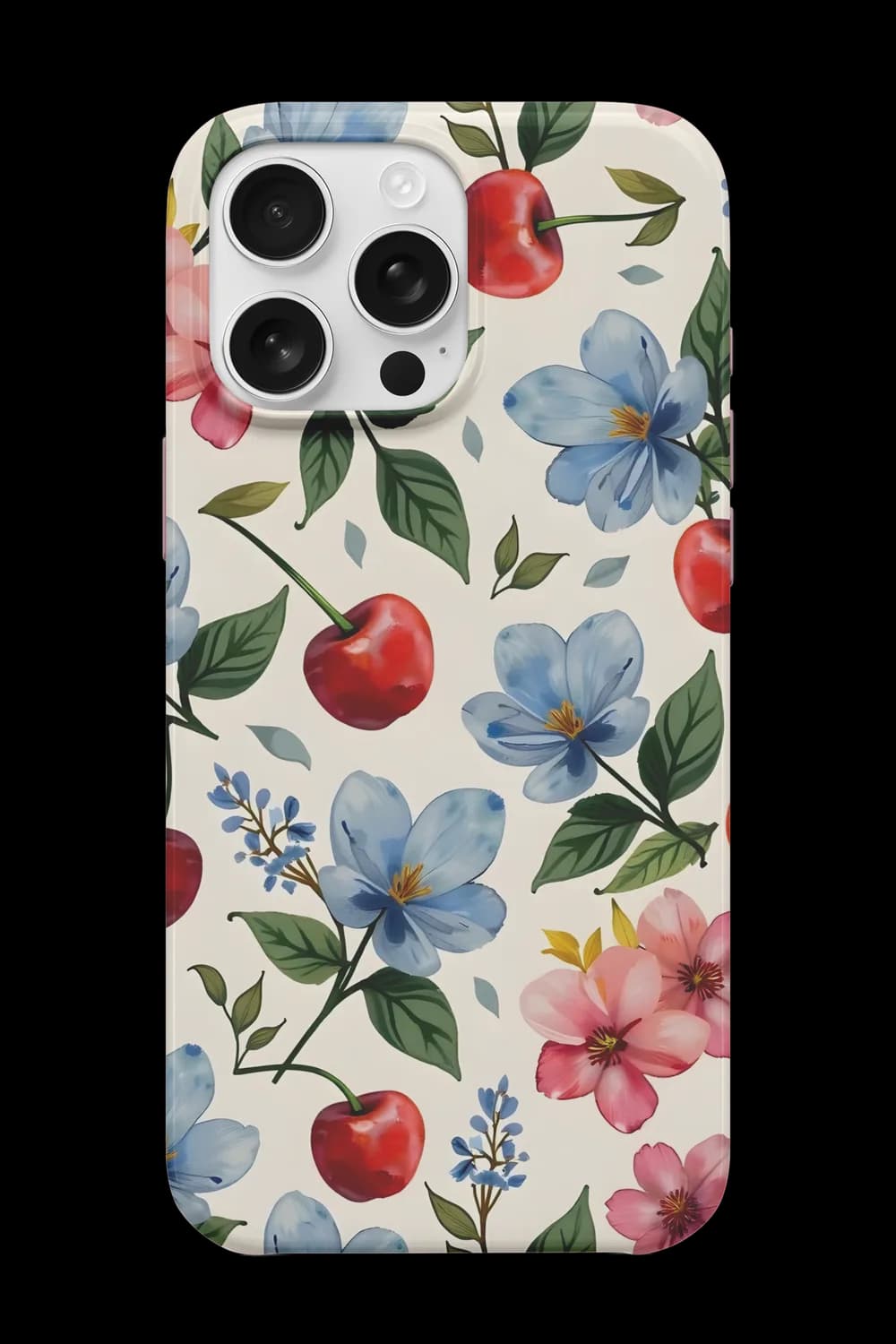 Cherry & Flower Telefon Kılıfı RK405
