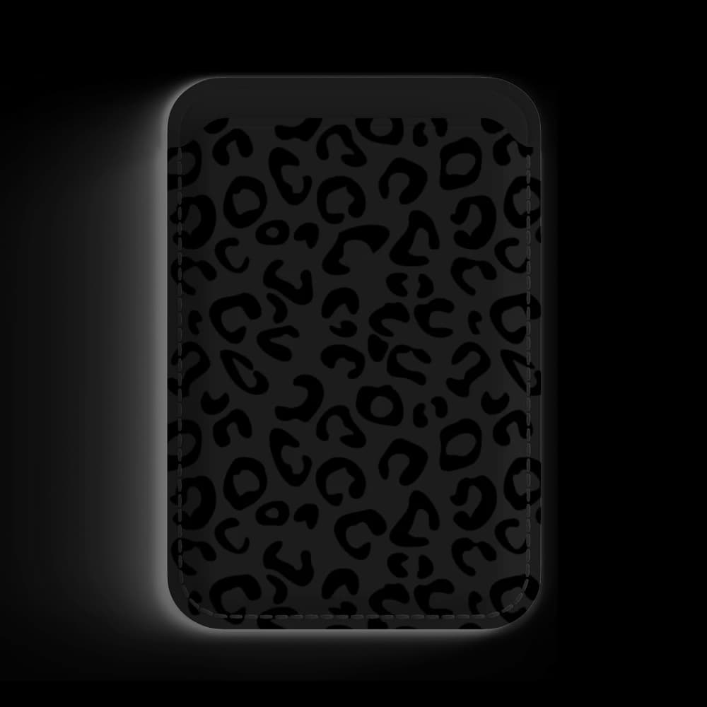 Black Leopard MagSafe Cüzdan