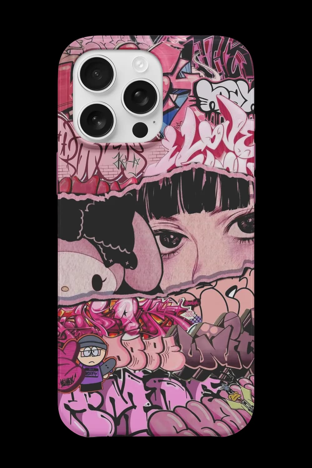 Pink Graffiti Telefon Kılıfı RK186