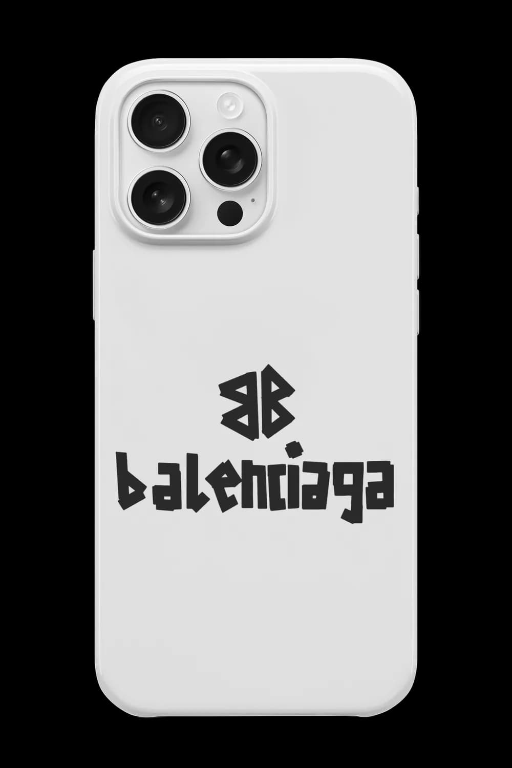 White B*lenciaga Telefon Kılıfı RK1264
