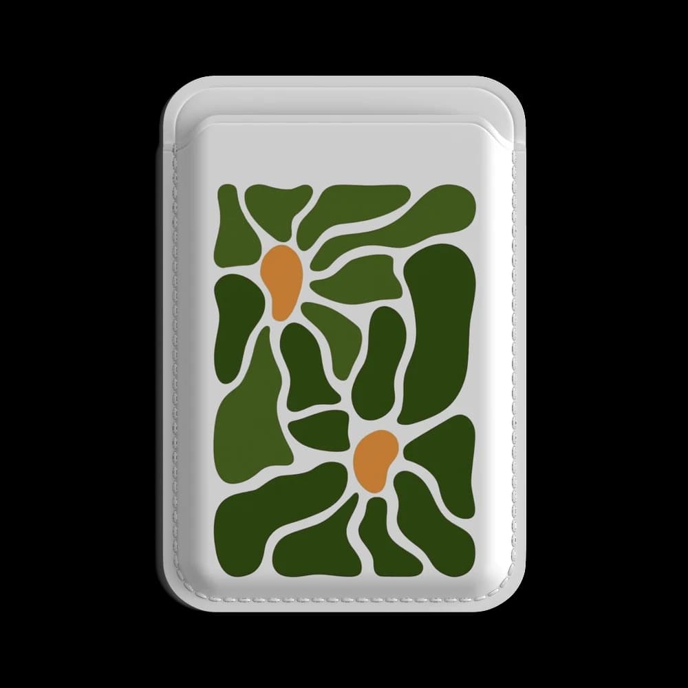 Olive Daisy MagSafe Cüzdan telefon kılıfı
