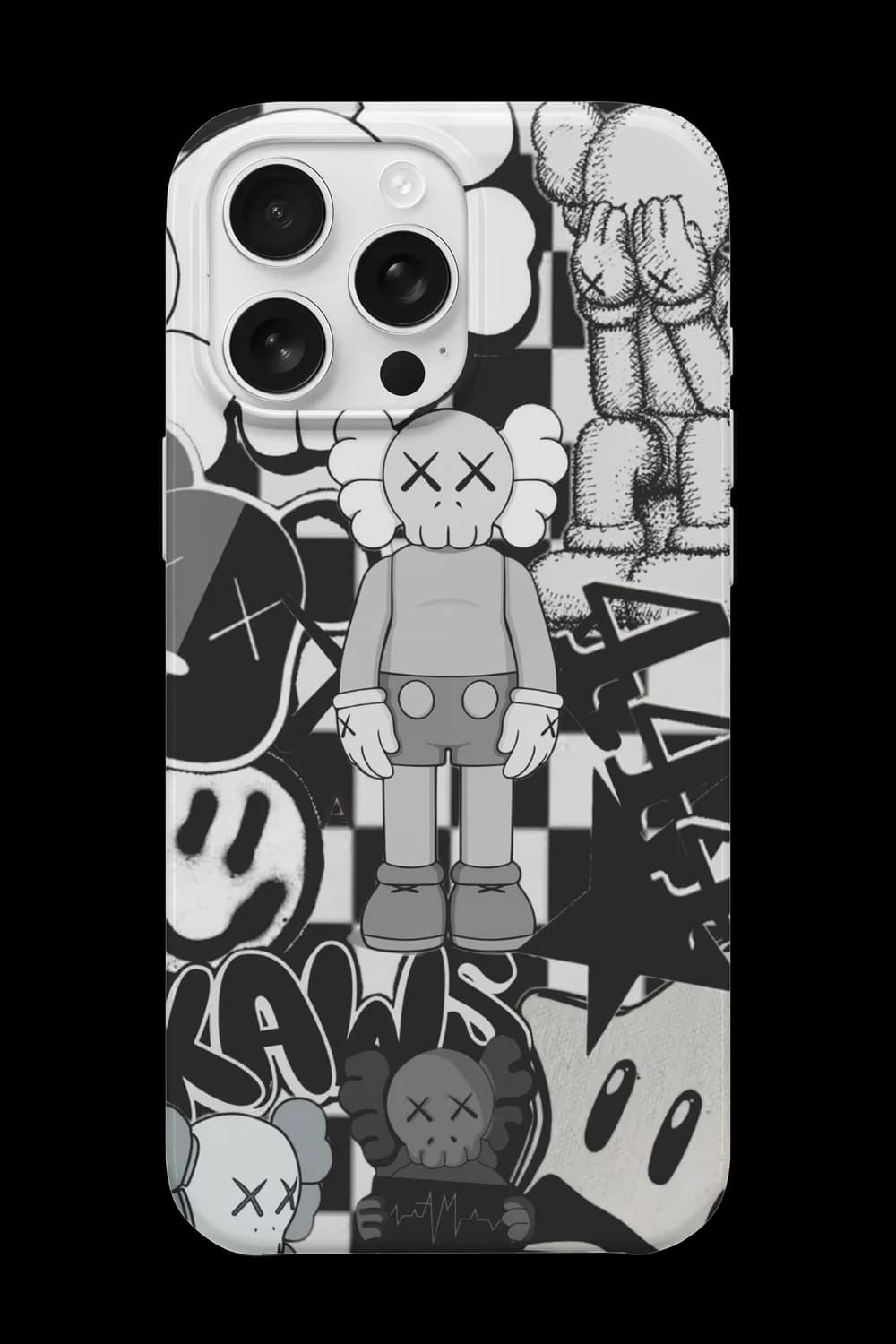 KAWS Monochrome Telefon Kılıfı RK1272