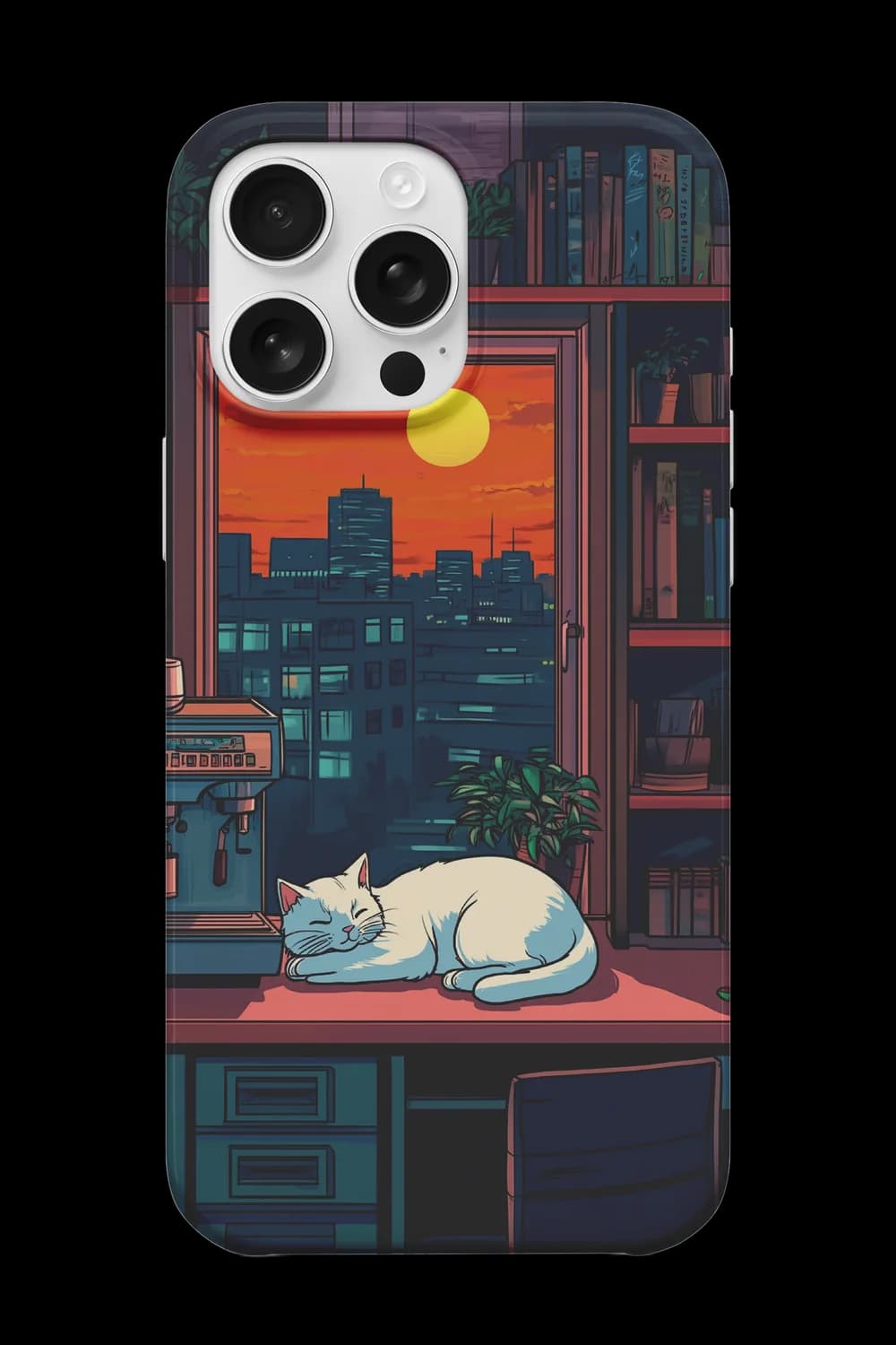 Sunset Café Telefon Kılıfı RK1220