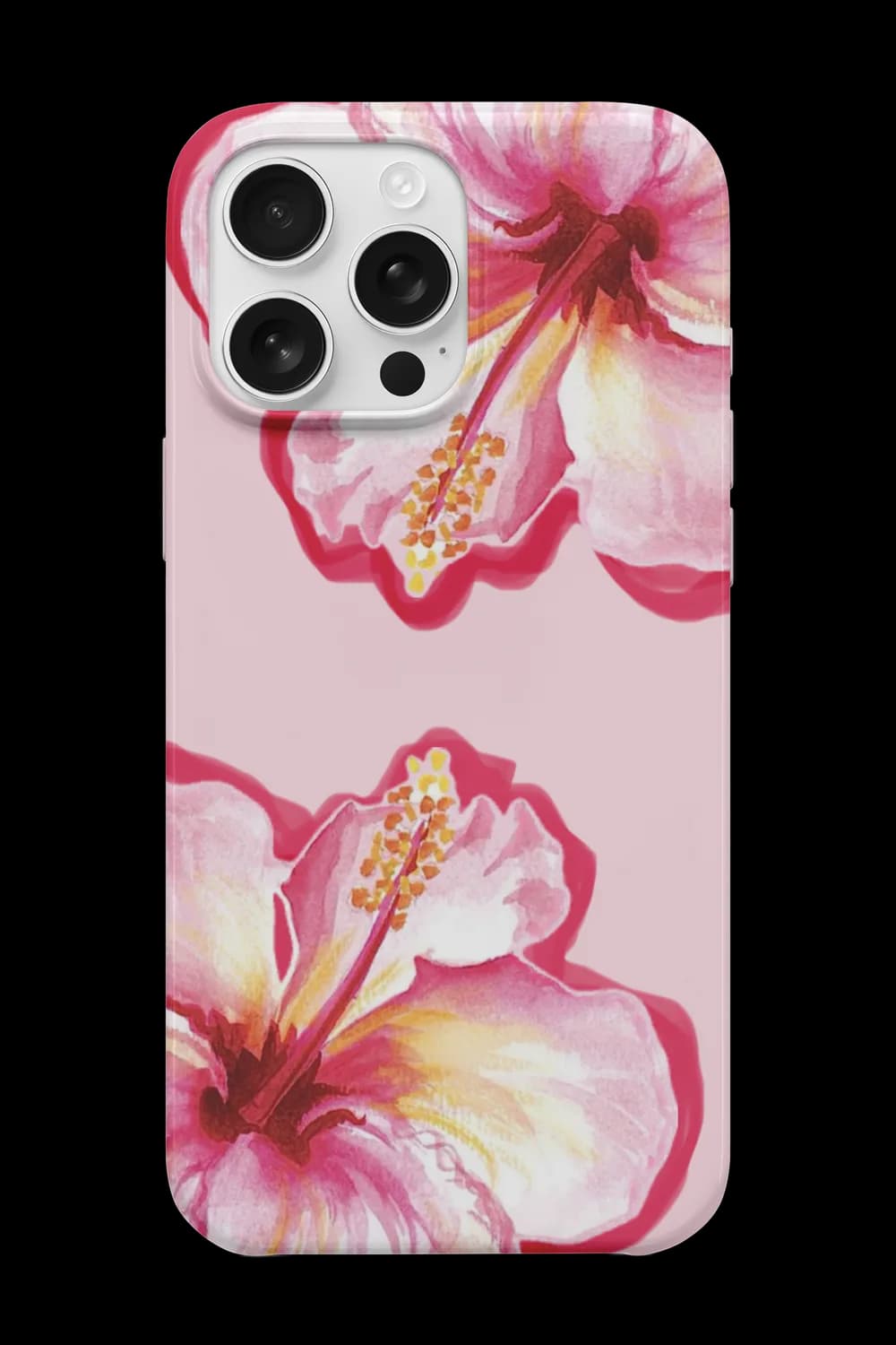 Pink Flowers Telefon Kılıfı RK472