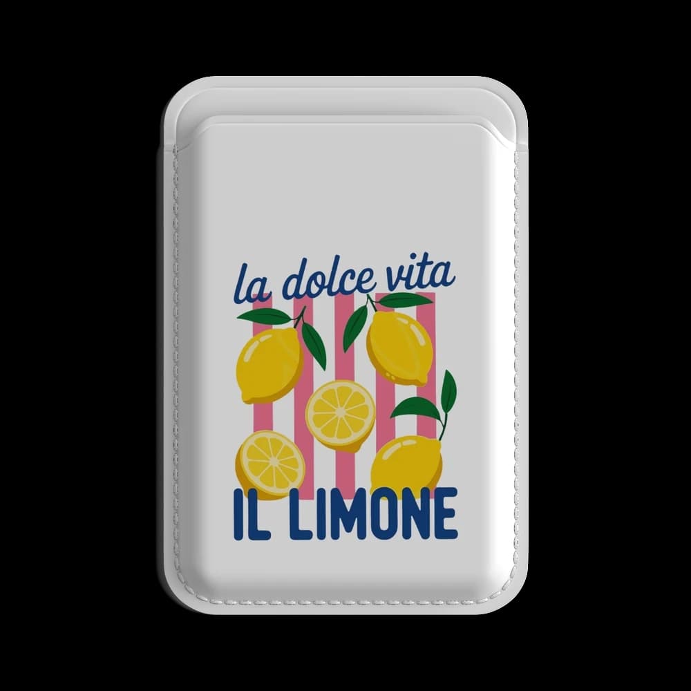 Amalfi Lemon MagSafe Cüzdan telefon kılıfı