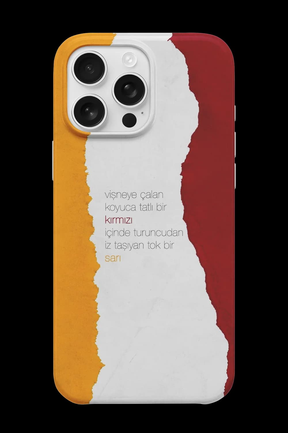 Sarı Kırmızı Telefon Kılıfı RK629