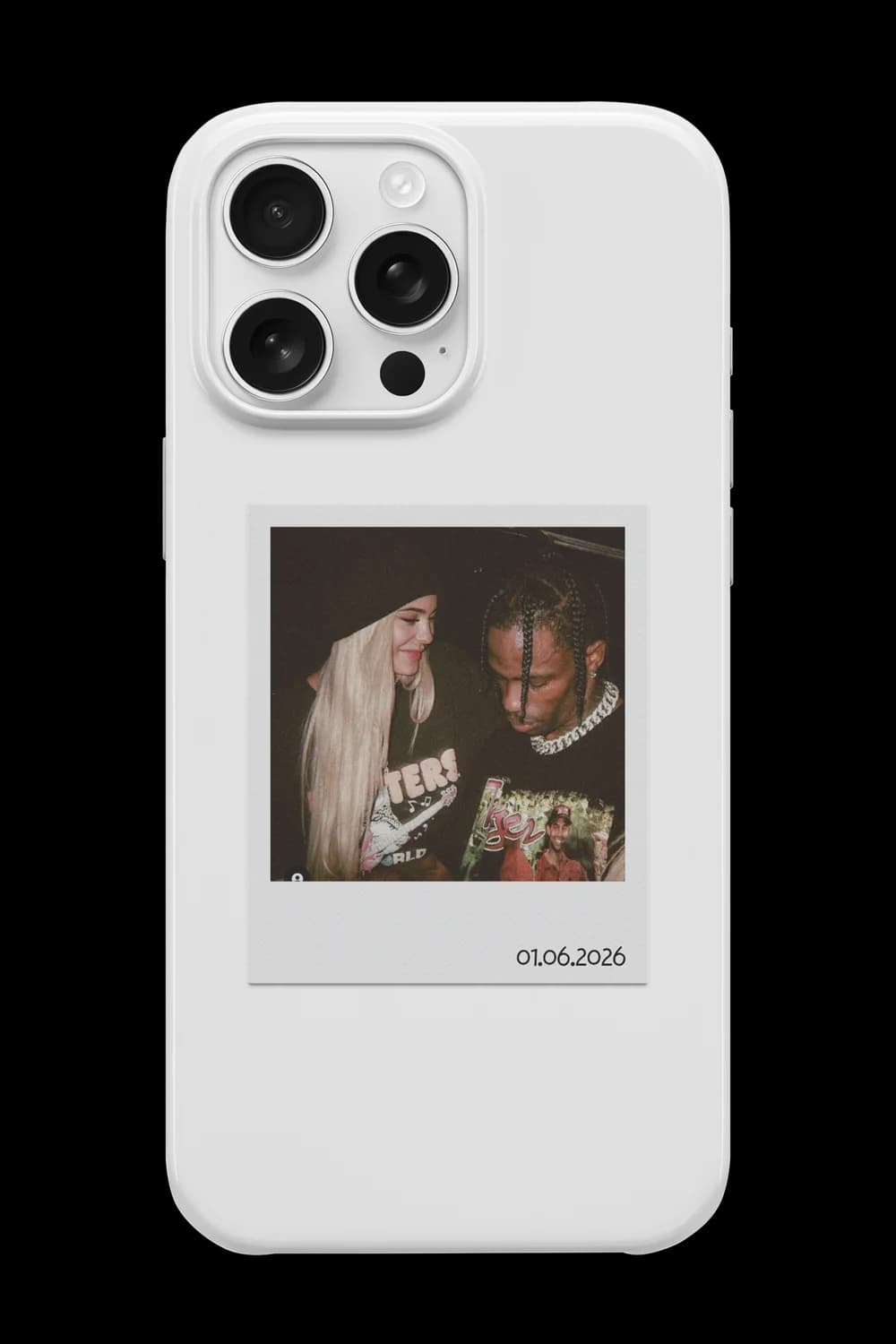 Poloroid Fotoğraf + Tarih Baskılı Telefon Kılıfı