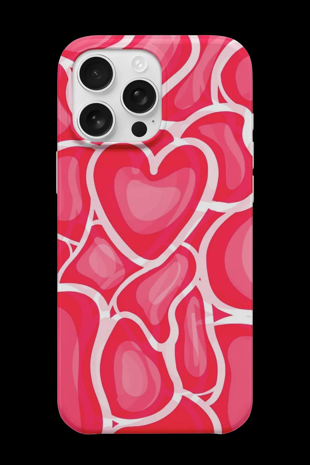 Bubblegum Hearts Telefon Kılıfı RK1081
