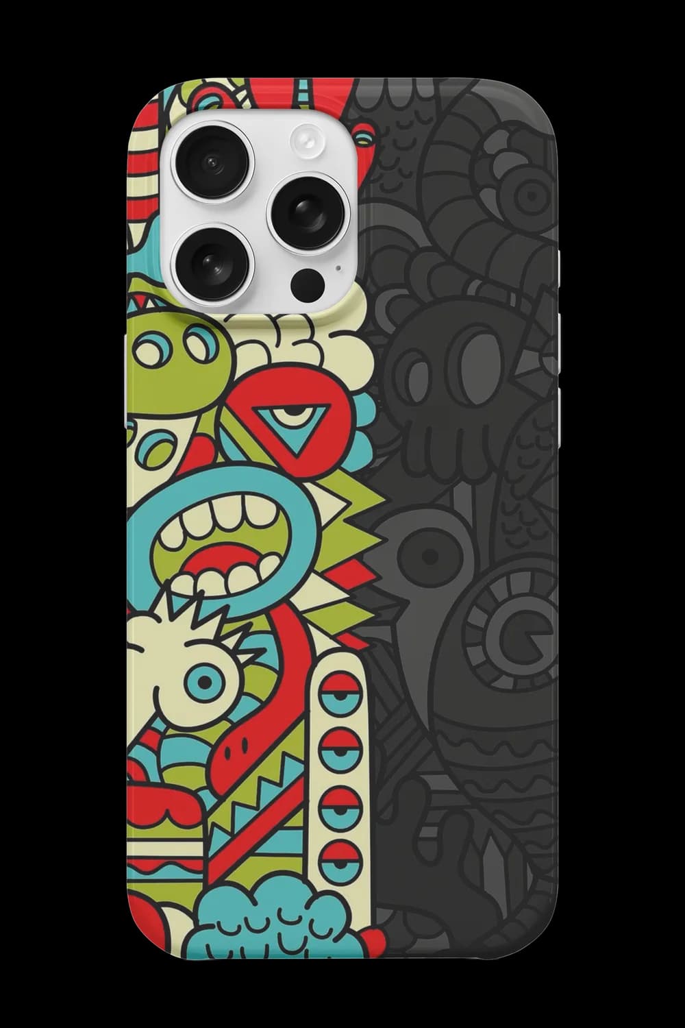 Dual Doodle Telefon Kılıfı RK678
