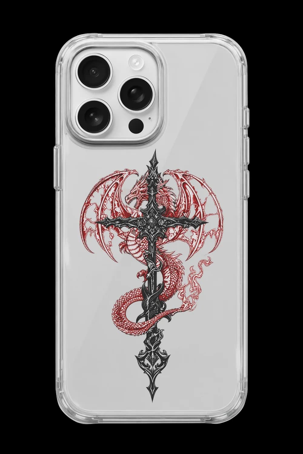 Dragon Oath Şeffaf Telefon Kılıfı RKS009