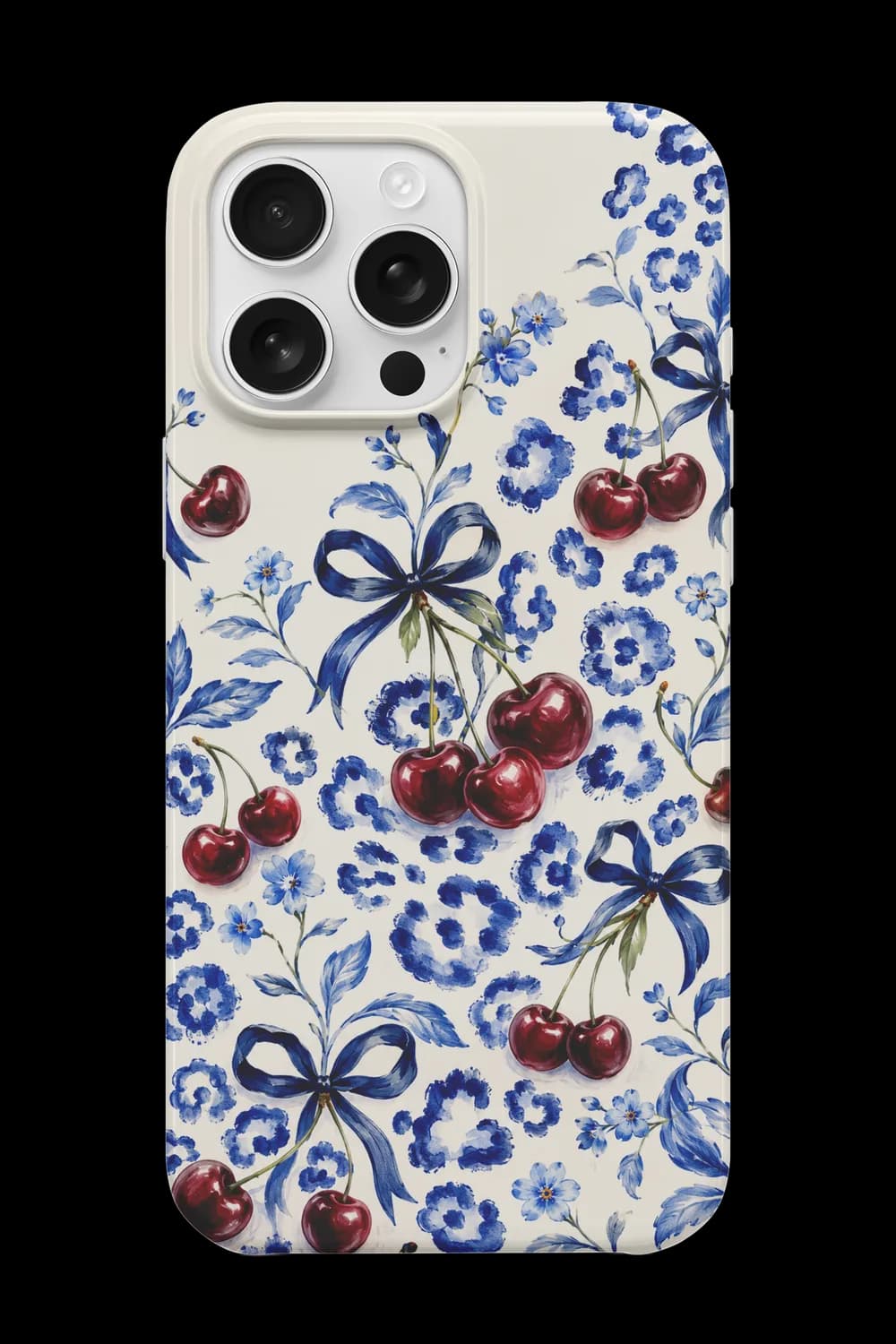 Cherry Porcelain Telefon Kılıfı RK644