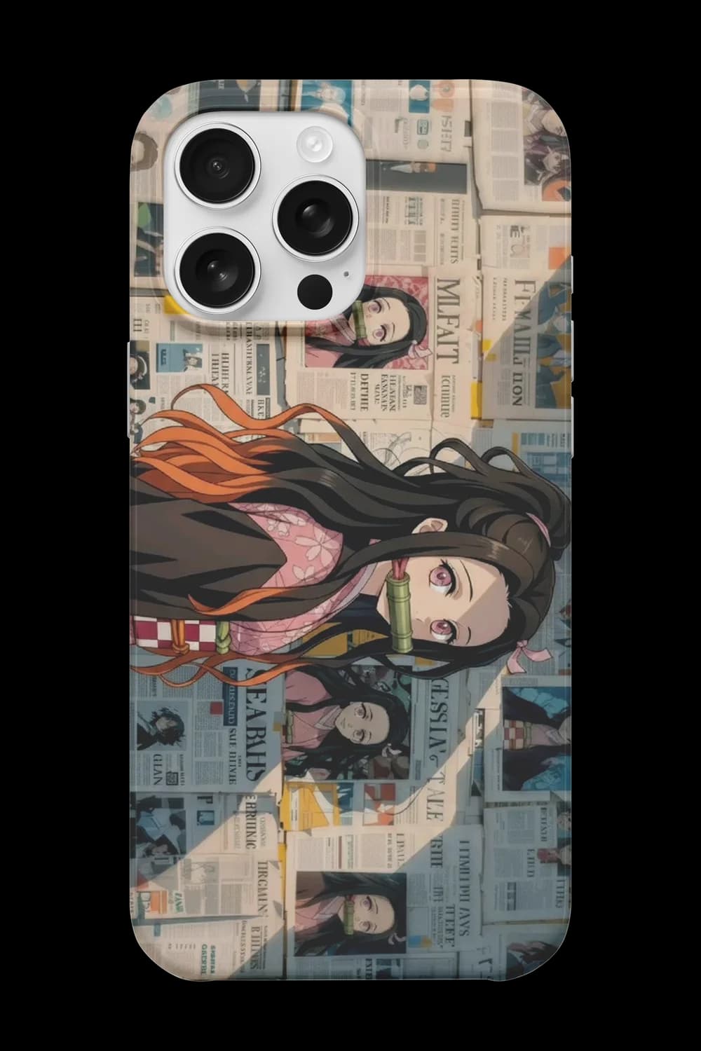 Nezuko Newsprint Telefon Kılıfı KVN57