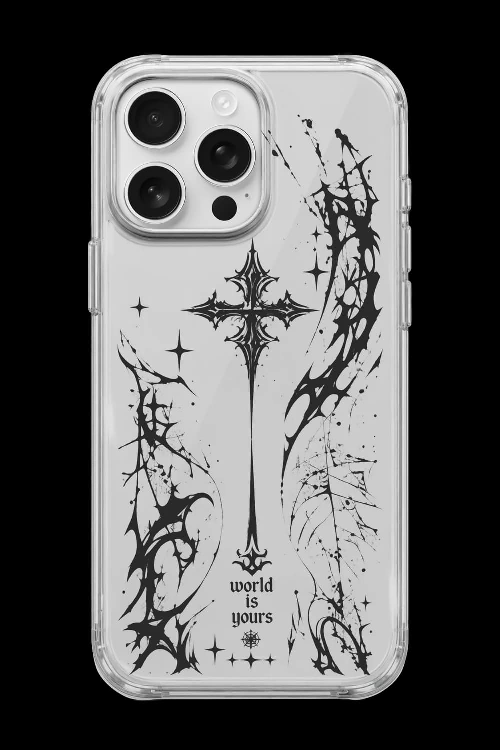 Dark Cross Şeffaf Telefon Kılıfı RKS001