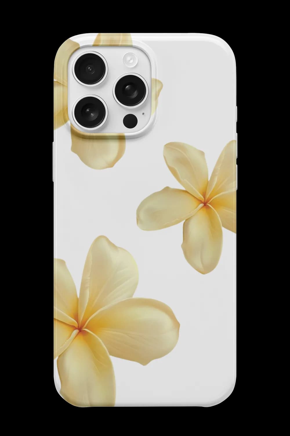 Golden Plumeria Telefon Kılıfı RK1056