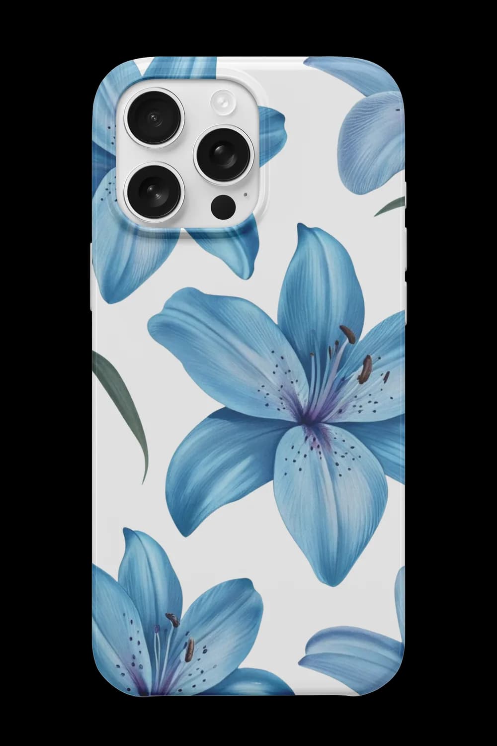 Blue Flowers Telefon Kılıfı RK525