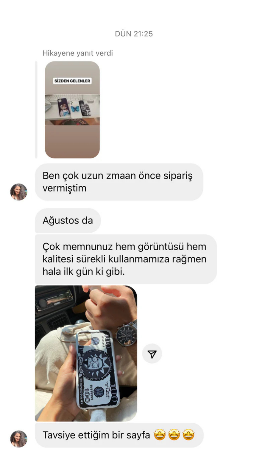 Müşteri yorumu
