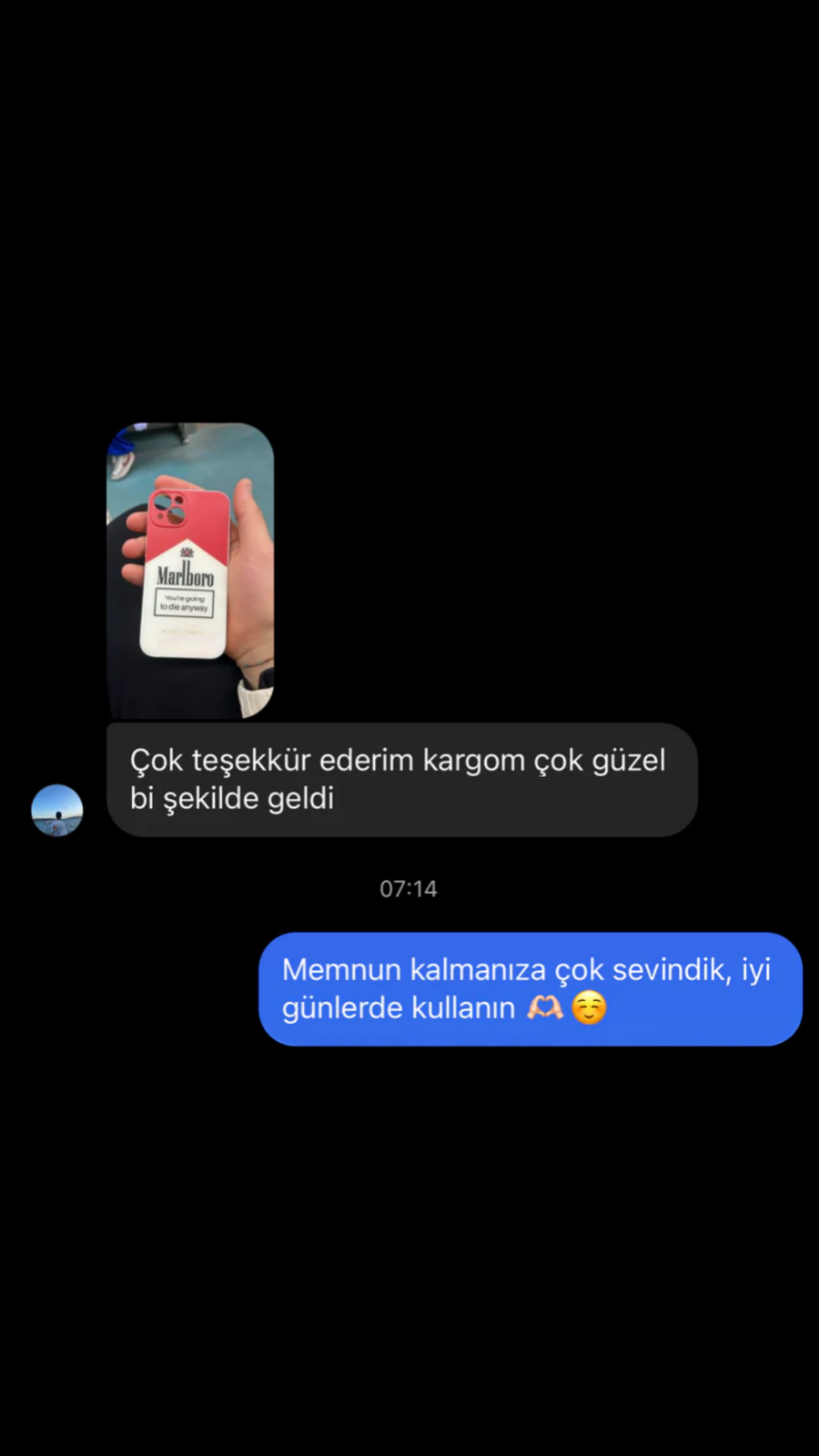 Müşteri yorumu