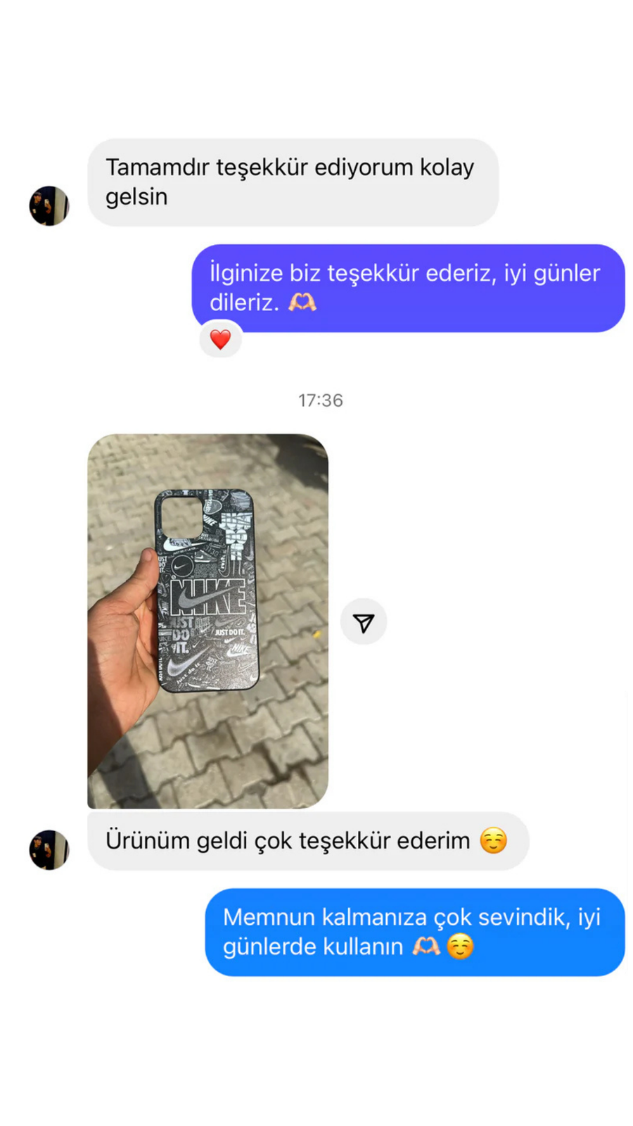Müşteri yorumu
