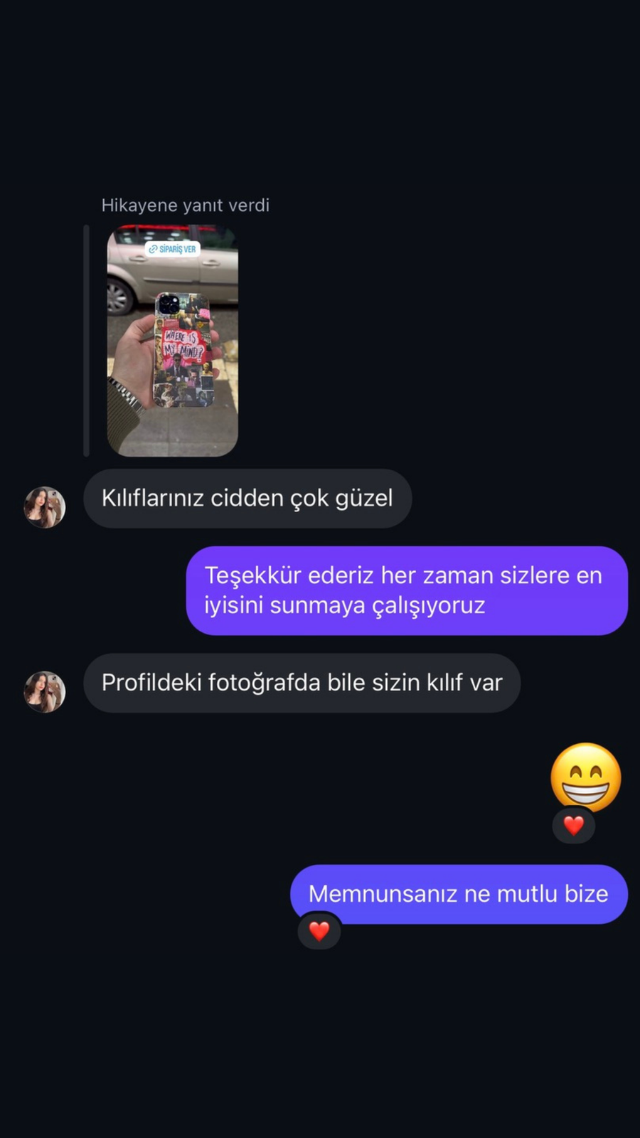 Müşteri yorumu