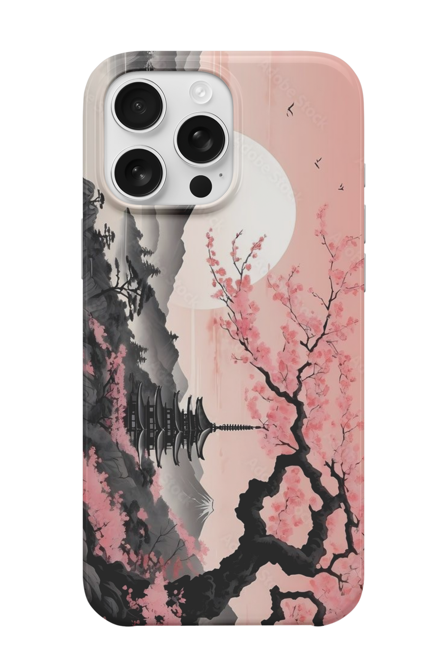 Sakura Moonrise Telefon Kılıfı