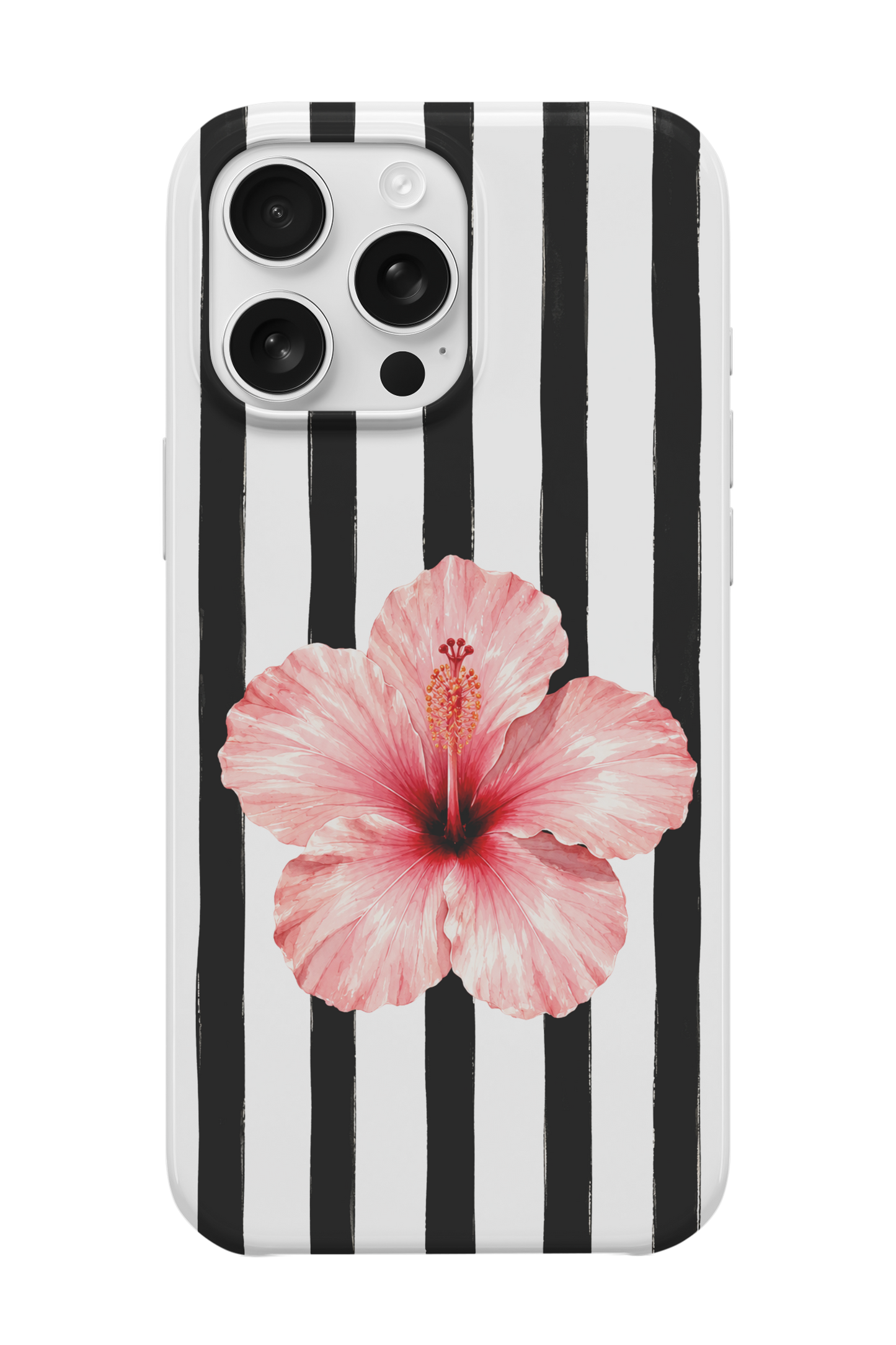 Pink Hibiscus Telefon Kılıfı