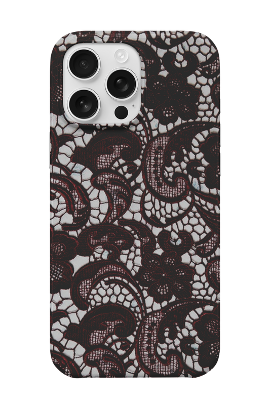 Bordeaux Lace Telefon Kılıfı