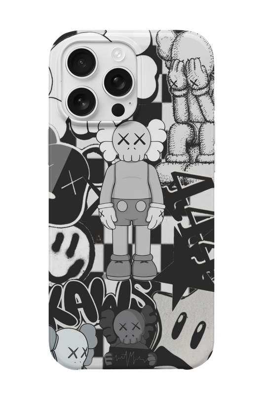 KAWS Monochrome Telefon Kılıfı