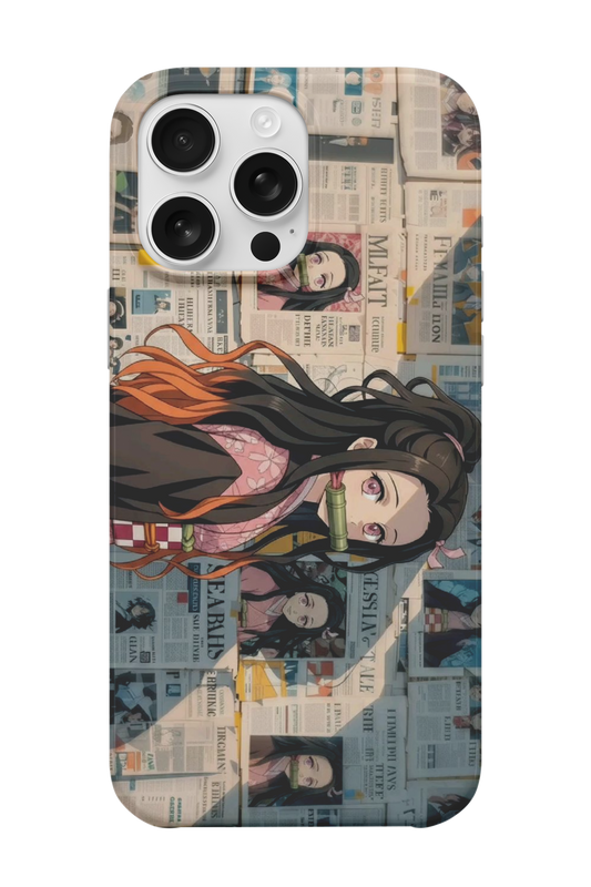 Nezuko Newsprint Telefon Kılıfı
